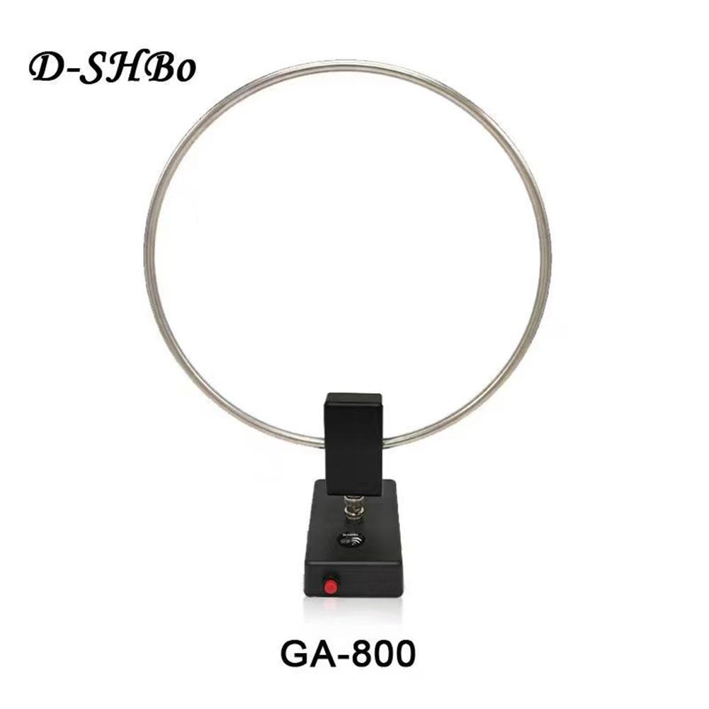 GA800 Active Loop Antenna 10KHz-159MHz HF Short Wave Small Loop Antenna Indoor