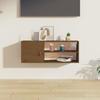 VidaXL Wall Cabinet Honey Brown 80x30x30 Cm Solid Pine Wood 818391
