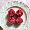 DIY Mooncake Maker with Round Character Cookie Stamps Pastry Mould for Mid Autumn Festival and Wedding Pastries