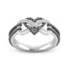 Premium Quality Heart-shaped Ring With Elegant Flower Pattern For Women