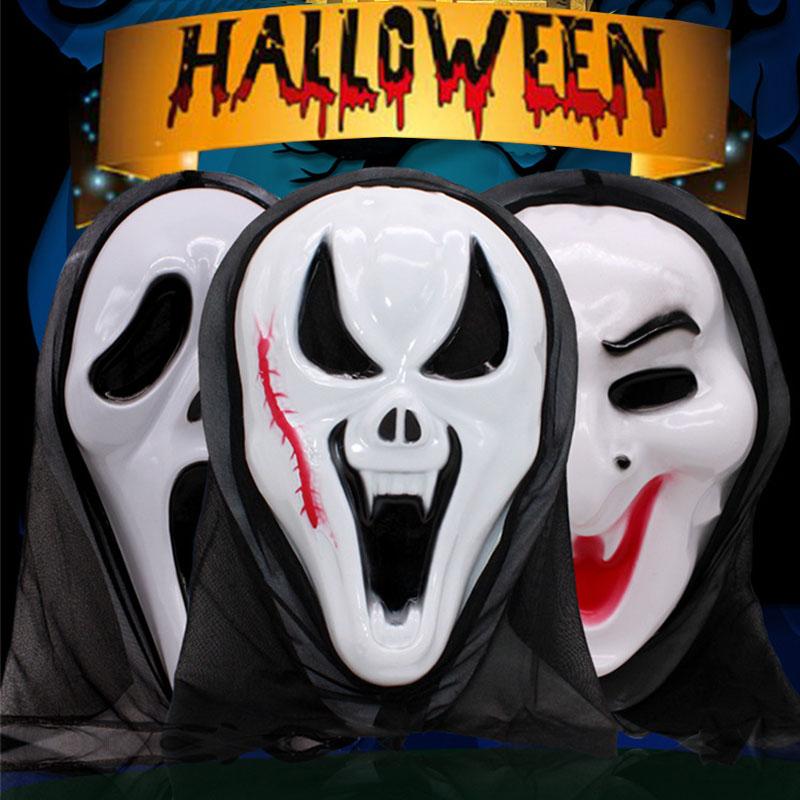 Хэллоуин ужас маска призрак лицо убийца косплей фильм крик реквизит аксессуары взрослый костюм уникальный