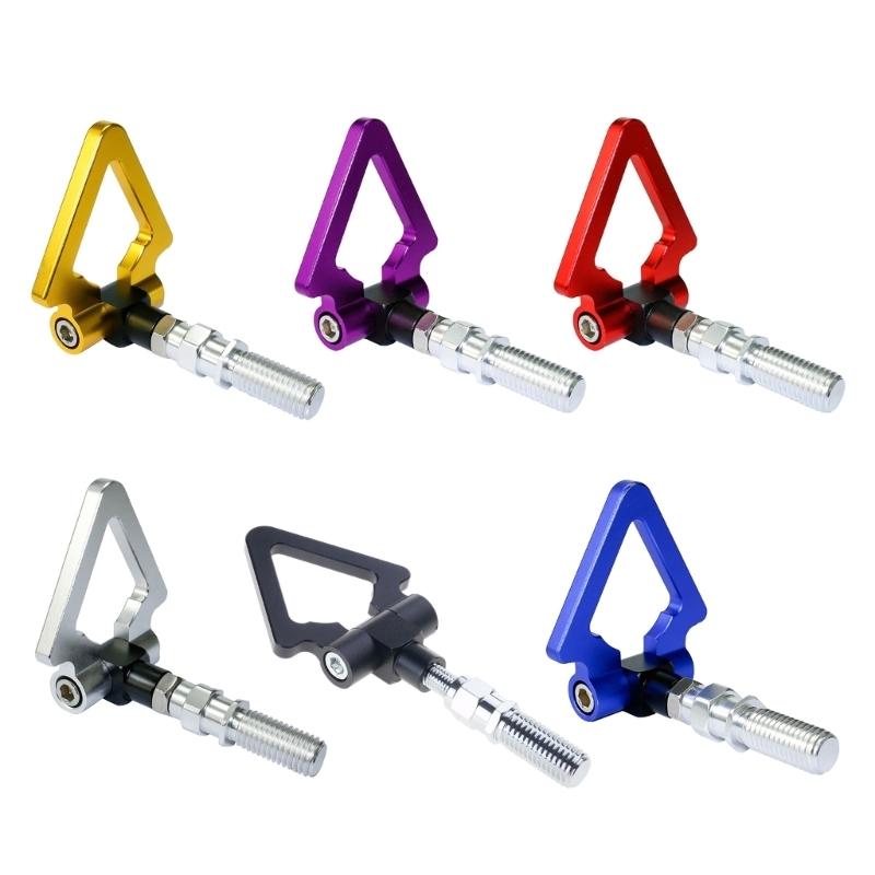 13MF Japanese Car Anodized Brushed Full Aluminum Triangle Tow Hook for Car SUV