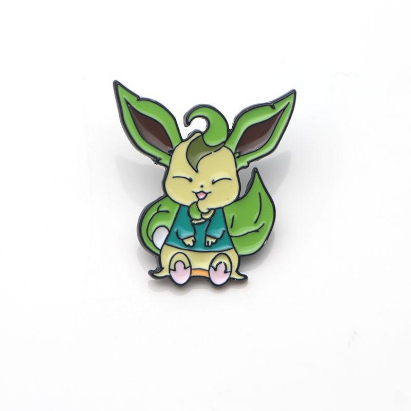 Anime Games Sylveon Pikachu Enamel Pins Collect Kawaii Spirit Metal Cartoon Brooch Backpack Hat Bag Collar Lapel Badges