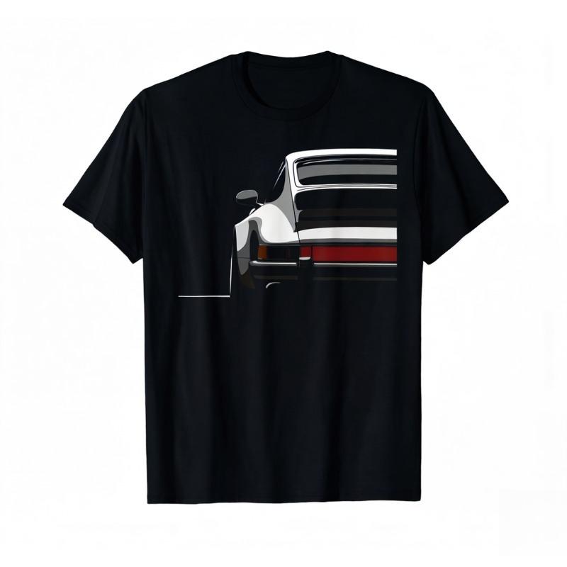 2026 New Legendary Racing Sports Car Iconic Racing Car Silhouette Print Tshirt Short Sleeve Mens and Womens Tshirt Mens Top