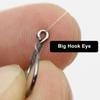 20PCS Carp Fishing Hook for Method Feeder Fishing Tackle Barbed Eyed Feeder  Fishing Hooks for Carp Hair Rig