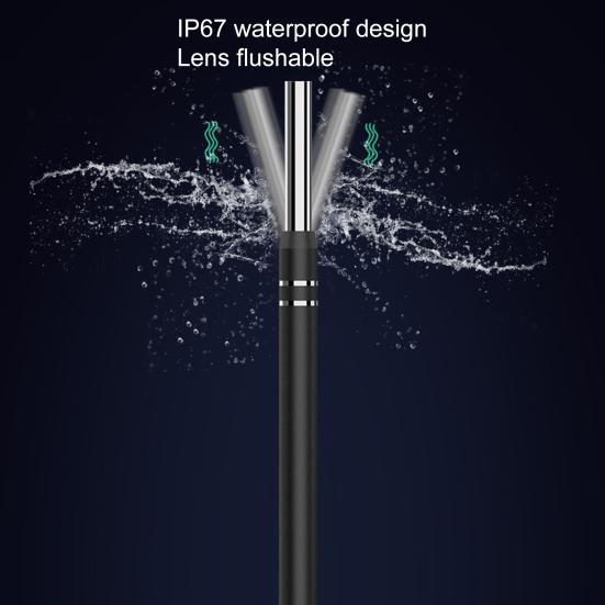 Визуальный ушной инструмент Высокоточная камера 6 светодиодных ламп с бусинами Эндоскопический инструмент для ушных ушей Зарядка через USB Умный визуальный очиститель ушей Инструмент для удаления воска Инструмент для ухода за ушами