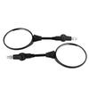2Pcs Motorcycle Modified Folding Rearview Mirror Round Side Mirrors Replacement for KLX250 KL250