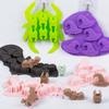 Творческий Летучая мышь Паук Шоколад Силиконовая форма Привидение Конфеты Печенье Ледяной декор для вечеринки на Хэллоуин Фестиваль Мыло Свечи Подарки