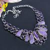 Purpurite, Amethyst Gemstone 925 Sterling Silver Jewelry Necklace 18" KG-1845