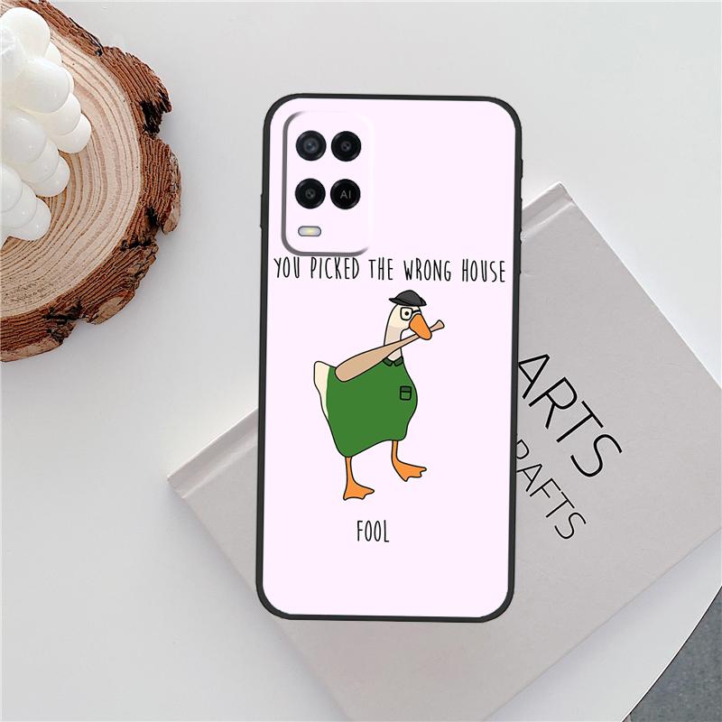 Untitled Goose Duck Game Case For Oppo A15 A80 A60 A40 A94 A54 A98 A78 A18 A38 A58 A16 A76 A96 A17 A77 A74 A57S Cover