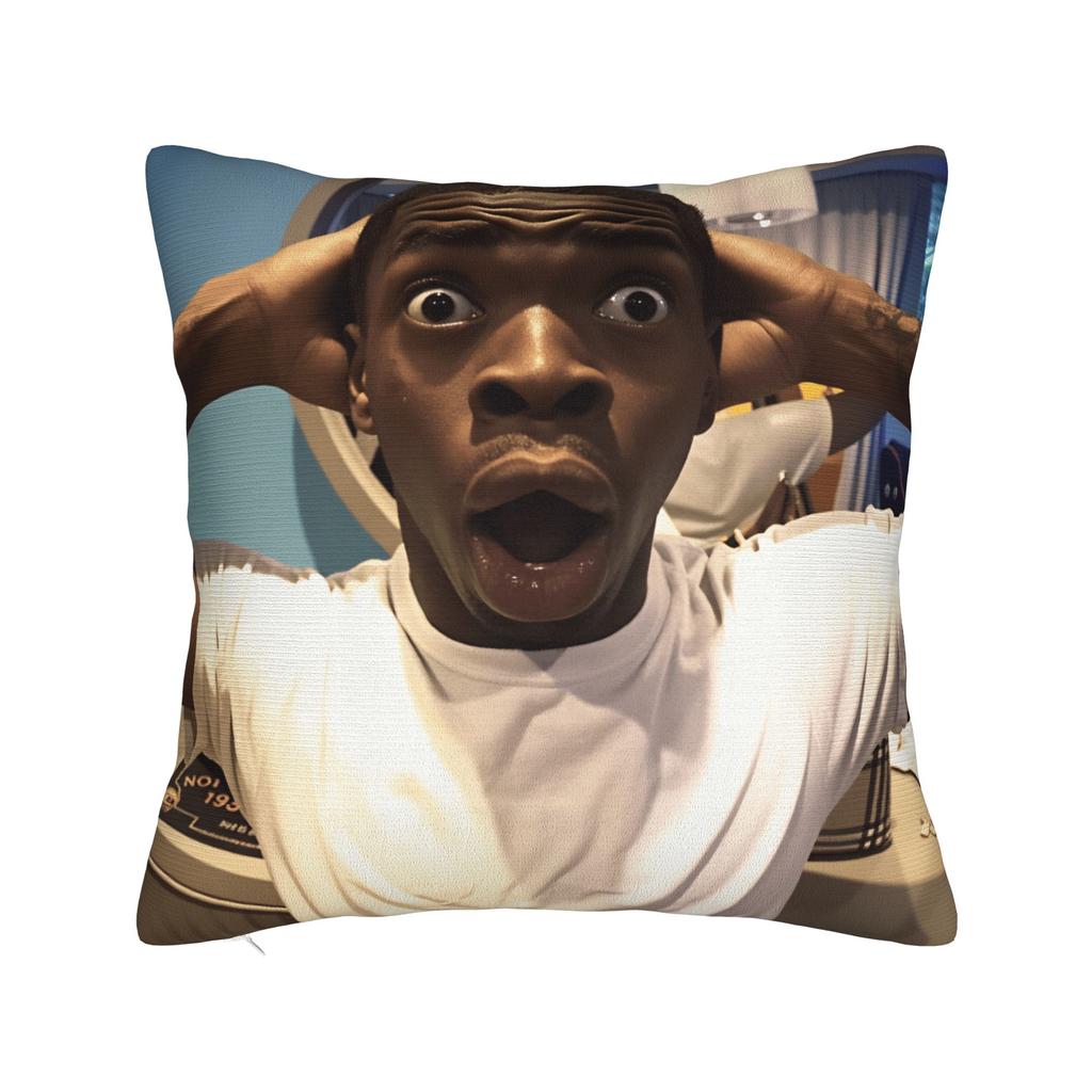 Ishowspeed Face Meme Pillowcases Kawaii Pillow Case For Living Room Bed Chair Custom Pillow Cover