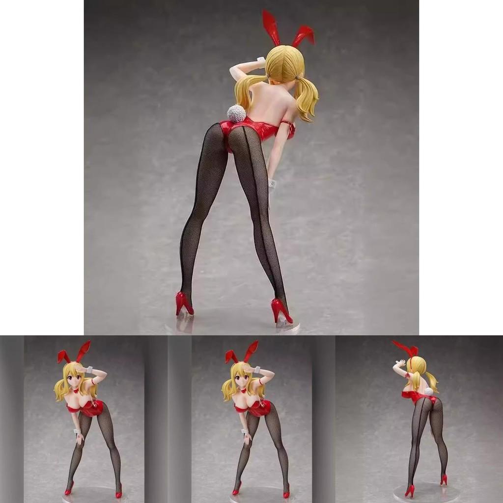 Потрясающая фигурка Fairy Tail Люси в костюме кролика Dx-8 из ПВХ, коллекционная модель, экспонат