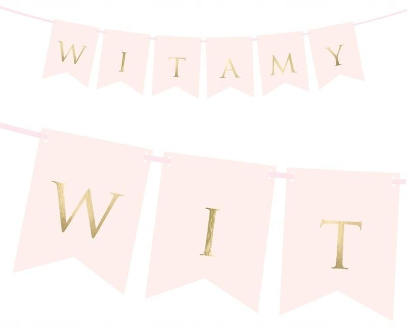 Baner Witamy, J. Różowy, 15X80 Cm, 1 Szt.