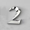 Door Address ABS Plastic Label 5cm Door Plate Sign Digits Self Adhesive House Number Stickers 3D