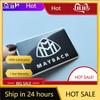 C200 E200 New 2025 For Mercedes Benz 8x5cm Thin Aluminium Square Label Sticker Car Emblem for Mercedes Benz Maybach S450 S680 En