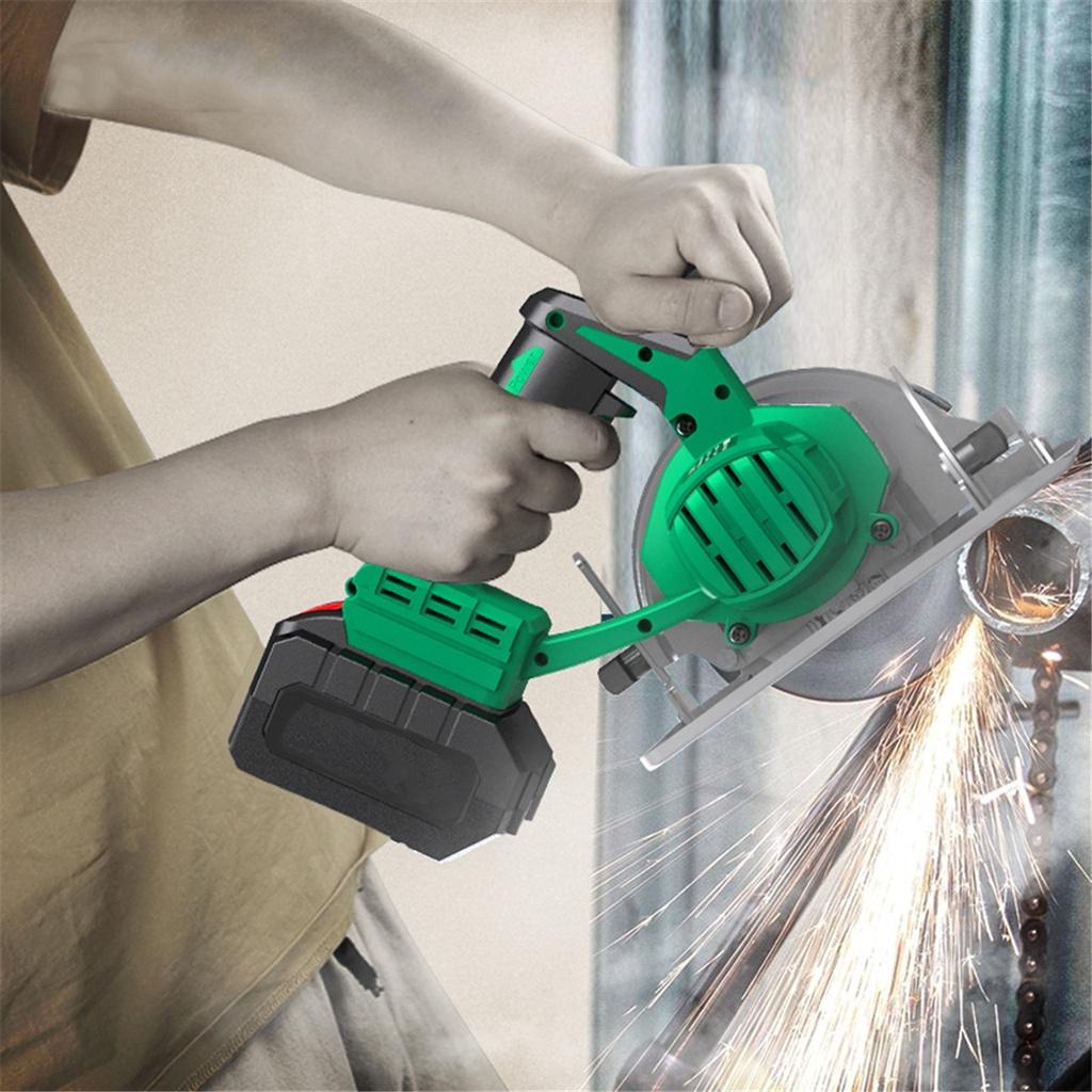 5000RPM Cordless Electric Circular Wood Cutter Curved Adjustable Cutting Sawing Machine