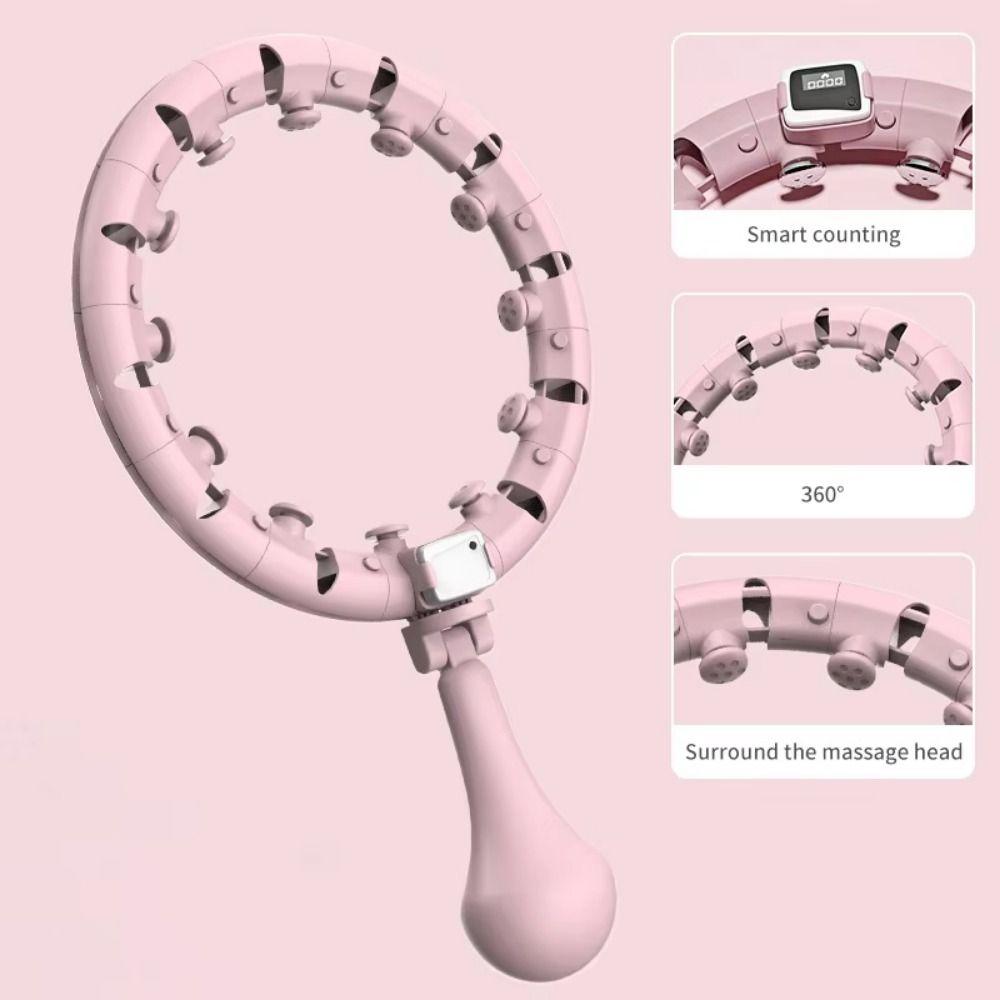 Регулируемый Интеллектуальный Массажный Спортивный Хулахуп Разборный Круг для Похудения Фитнес Потеря Веса