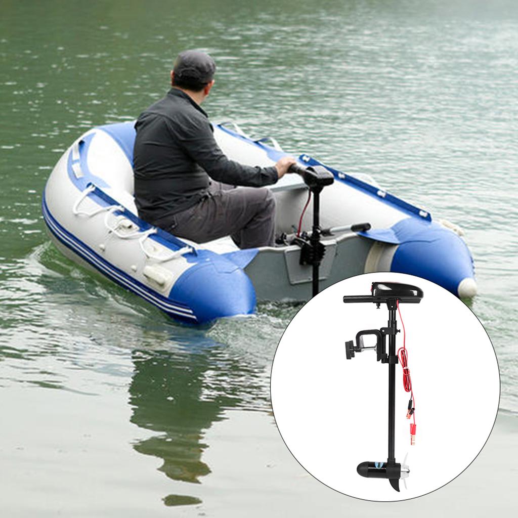 12V 18lbs Brushed Multi?Gear Electric Mount Trolling Motor with Propeller for Inflatable Boat