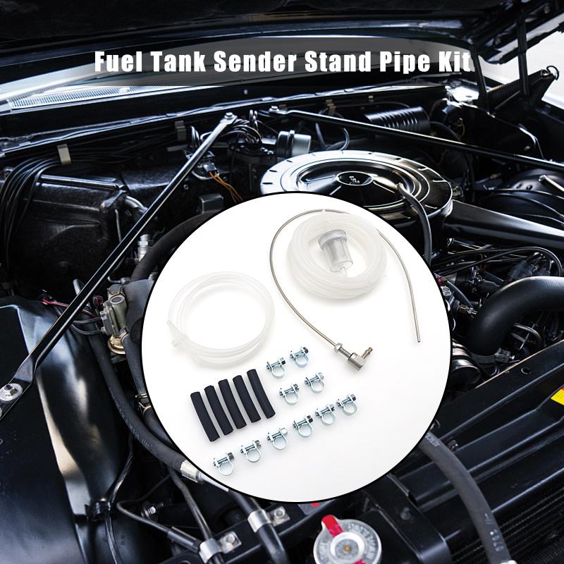 1Set 4 Meter for Webasto Eberspacher Diesel Heater Inline Fuel Filter Hose Clip Pipe Line Kit Replace Parking Heater Fuel Tank Sender Stand Pipe Kit