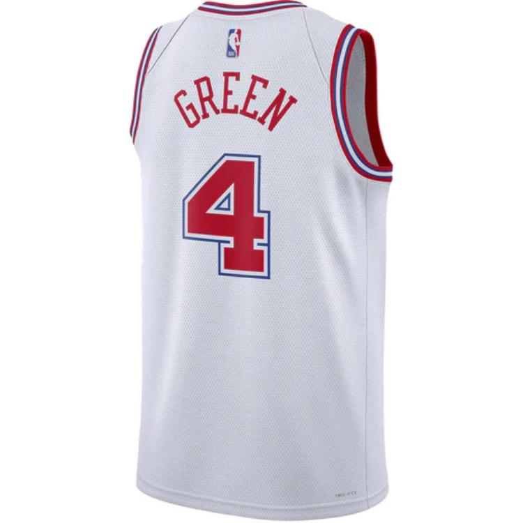 Nike Баскетбол Хьюстон Рокетс Джален Грин Городская версия 2023/24 Dri Fit Swingman Джерси DX8503-102
