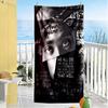 2pac Customize Text Beach Towel Quick-Dry Soft Microfiber Ideal for Travel Outdoor Swim Pool Yoga Surf Camping Hiking Gym Gift Holiday