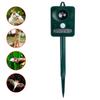 Solar Bird Repellent Outdoor USB Ultrasonic Mouse Insect Repeller with LED Strobe Light