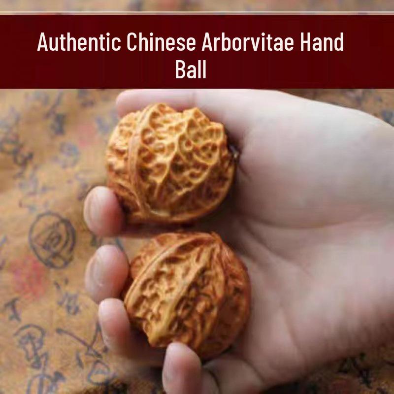 Walnut Wood Carved Pixiu Spinner Ball: Multi-Emotional Handheld Massage Toy