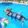 Shiny Scales Dog Life Jacket Strong Buoyancy Puppy Safety Vests Dog Swimming Suit  Pet Safety