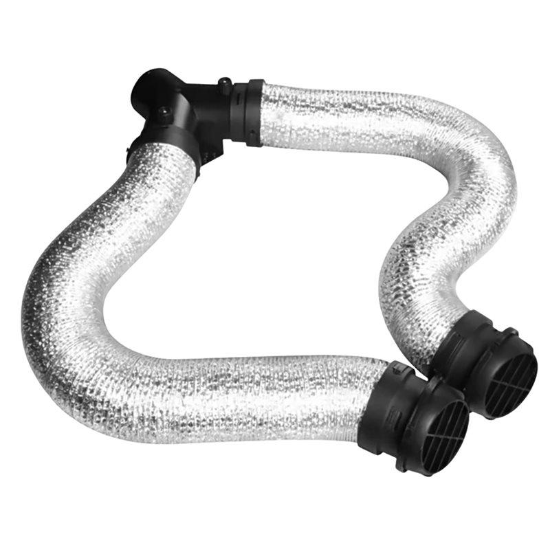Parking Heater Extension Hose 75Mm Y-Shaped Air Outlet Hose Diesel For RV Camper Trailer Hose