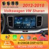Car Radio Android 14 Carplay For Volkswagen VW Sharan 2012 - 2018 Navigation GPS Multimedia Player WiFi+4G BT Stereo 360 Camera