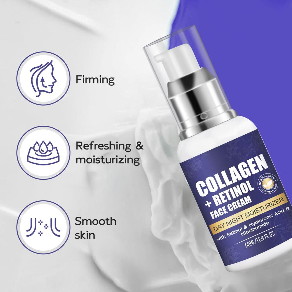 Увлажняющий лифтинговый и укрепляющий коллагеновый крем 50 мл