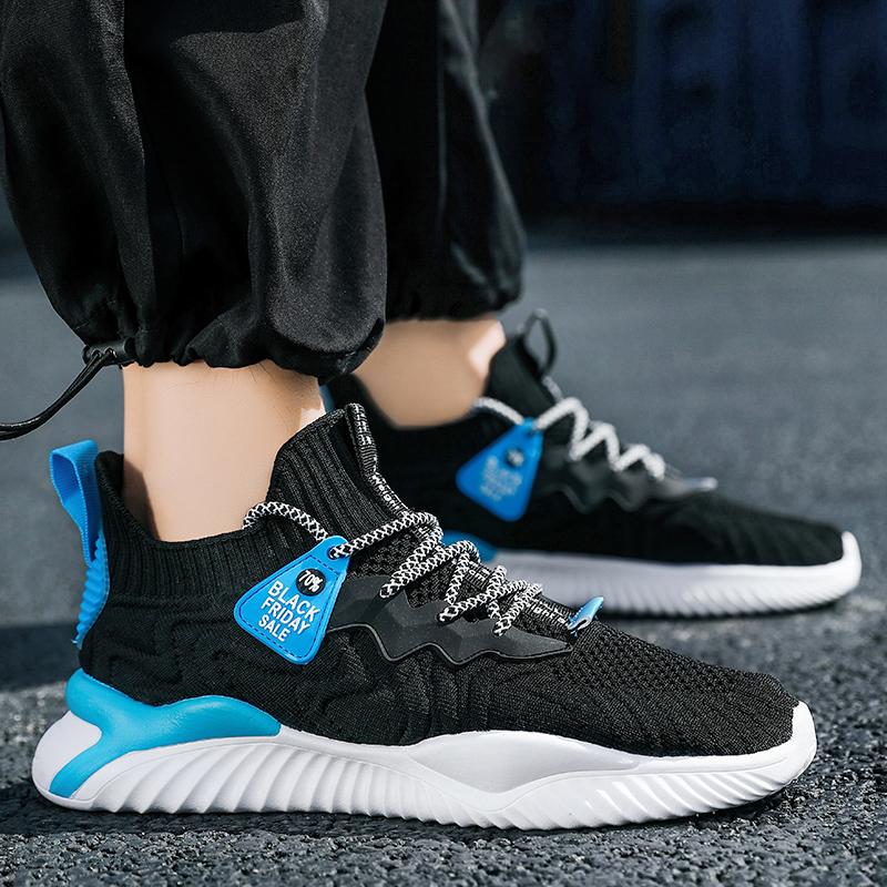 Мужские дышащие сетчатые повседневные спортивные кроссовки, летние, новые, кроссовки для бега на открытом воздухе с мягкой подошвой, легкие мужские кроссовки для студентов