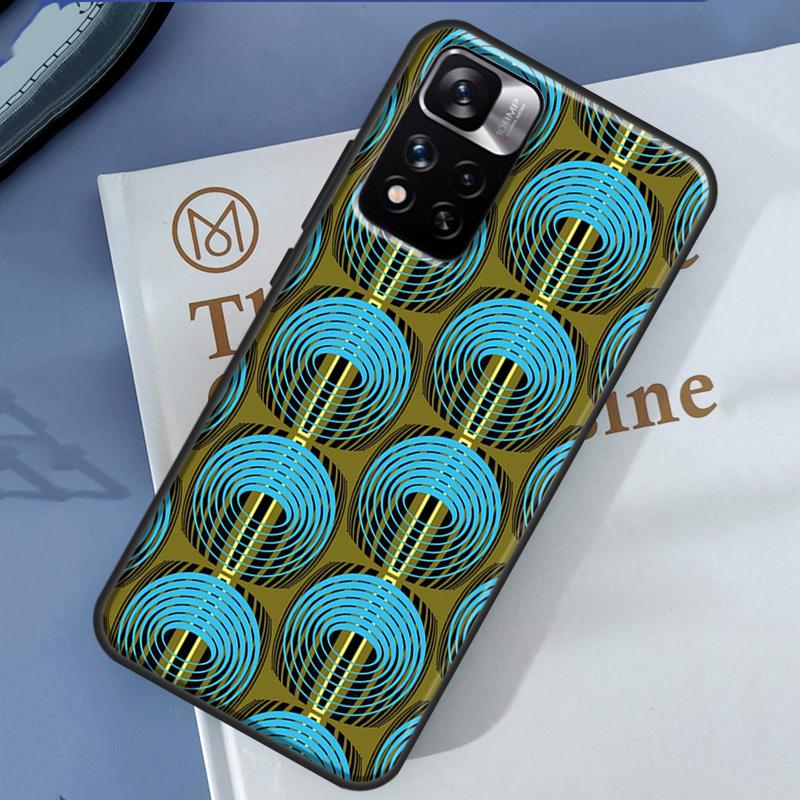 African Prints Fabric Case For Xiaomi Redmi Note 14 13 Pro 12 11 9 10 9S 10S 11S 12S Redmi 13C 10C 12C 14C Cover