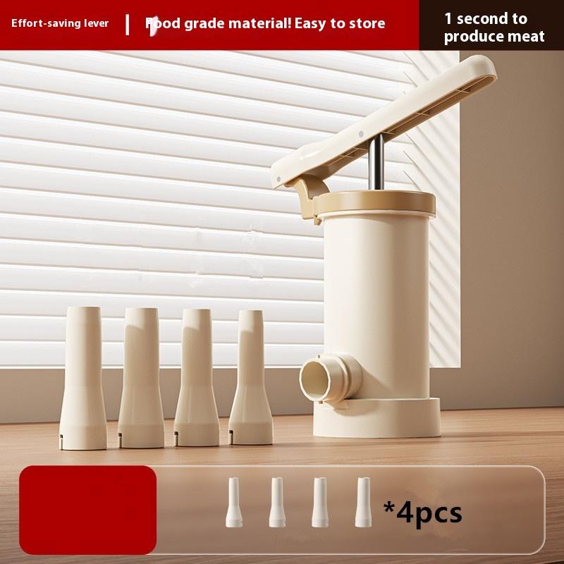 Домашняя колбасная машина с набивной трубой, ручная, быстрая, для набивки мяса, машина для наполнения, большая вместимость, сверхпрочные кухонные инструменты