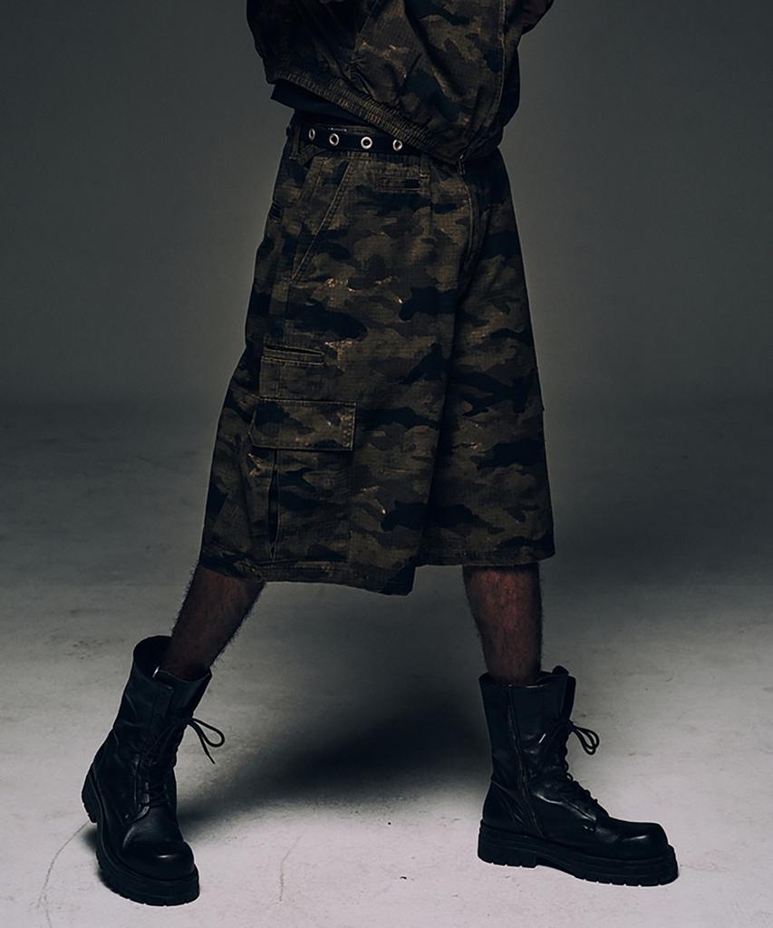 Koneobeulleseu Camo Ripstop Cargo Bermuda Pants
