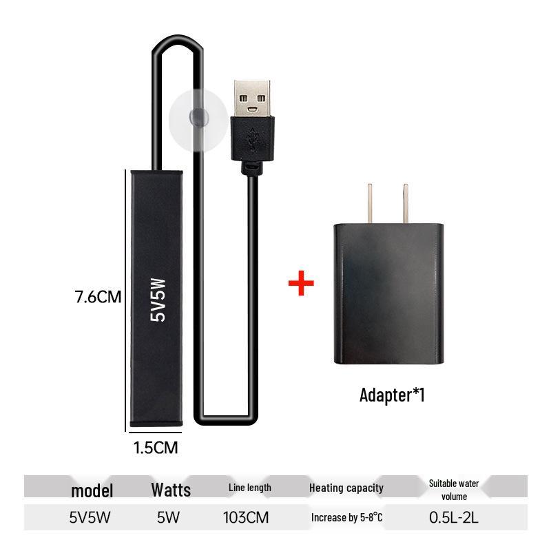 Мини нагреватель для маленьких аквариумов: Автоматический контроллер температуры с питанием от USB для черепах и тропических рыб