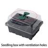 12 Hole Tray Seed Starter Tray with Lid Grow Box Seedling Nursery Tray for Greenhouse Seedling