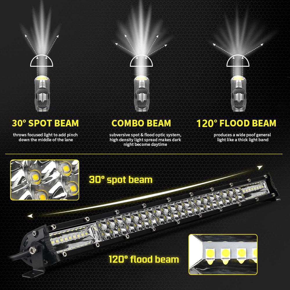 CO LIGHT Led Light Bar Former 32 Inch 50000LM 2-Row Offroad Led Bar off-road use Spot Flood Combo for Truck SUV ATV Utv 12V 24V