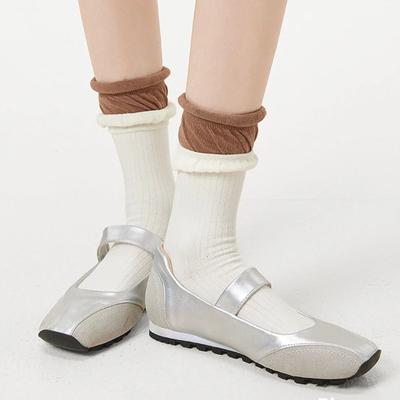 2025 Совершенно новые серебристые повседневные балетки Мэри Джейн Черные удобные туфли для ходьбы Женские балетки Повседневные кроссовки