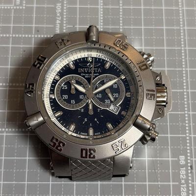Б/у invicta invicta мужской хронограф кварцевый без батарейки ремешок