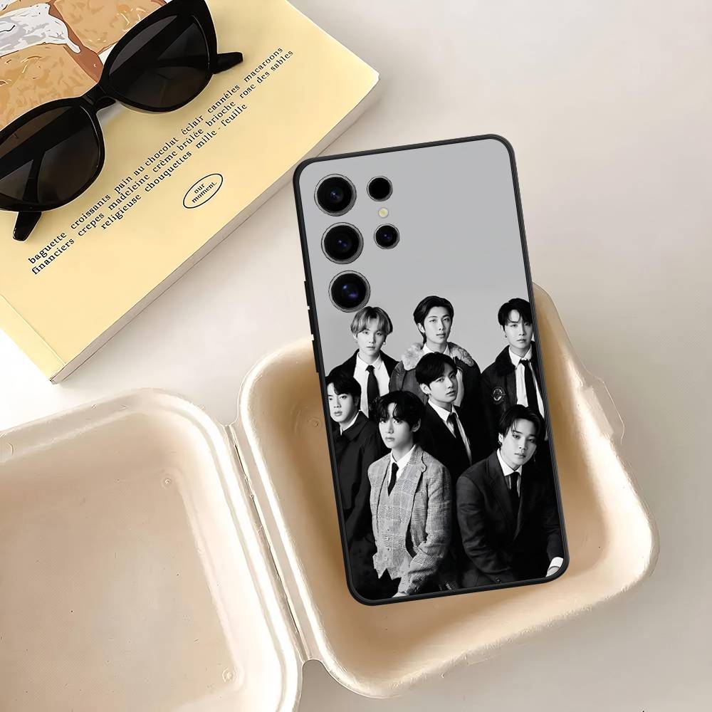 Чехол для телефона Samsung Galaxy Case S25 S23 S22 S21 S30 S20 S10 Ultra Plus FE с изображением KPOP B-BTS, мягкий чехол из ТПУ