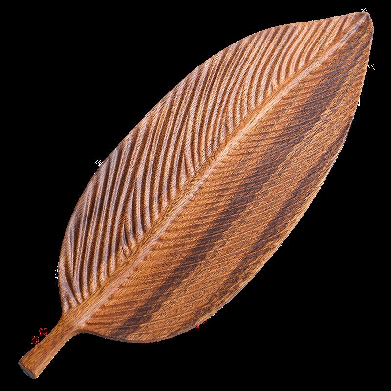 Универсальный поднос из японского ореха – Идеально подходит для подачи чая, фруктов или пиццы в отелях