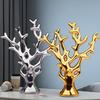 Creative Simple Wine Cabinet Ornaments Living Room Decoration Ceramic Gold and Silver Ceramic Tree Decorations Handicraft Wedding Gift