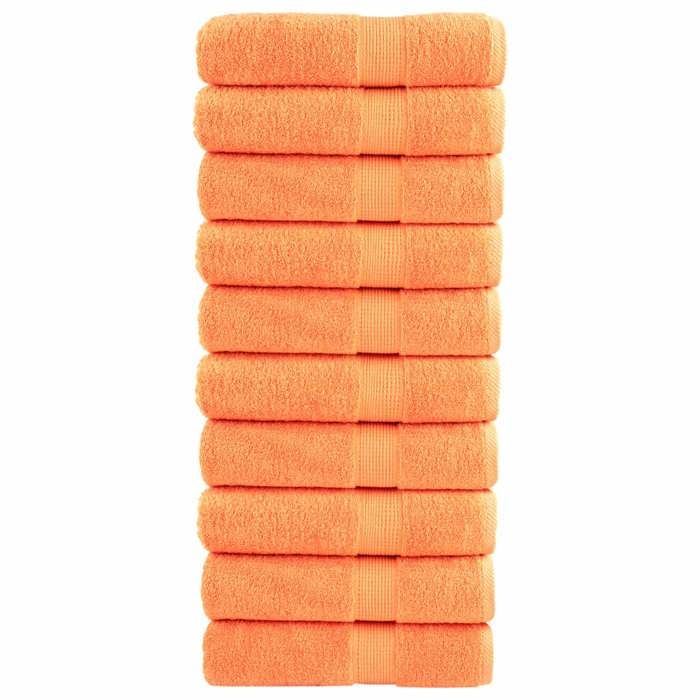 VidaXL Serviettes de Bain de Qualité Supérieure 10 pcs, Serviettes de Douche, Draps de Bain, Serviettes d'Invité de 137385