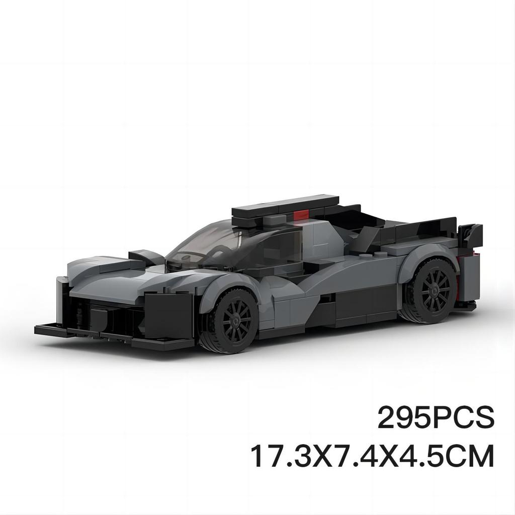 MOC Peugeot 9X8F1 Power Car Assembly Toy 6-13 Educational Little Boy Birthday Gift Set