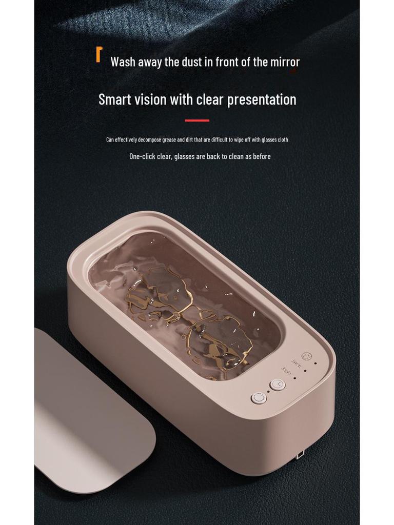 Portable Multi-Functional Ultrasonic Glasses Cleaner