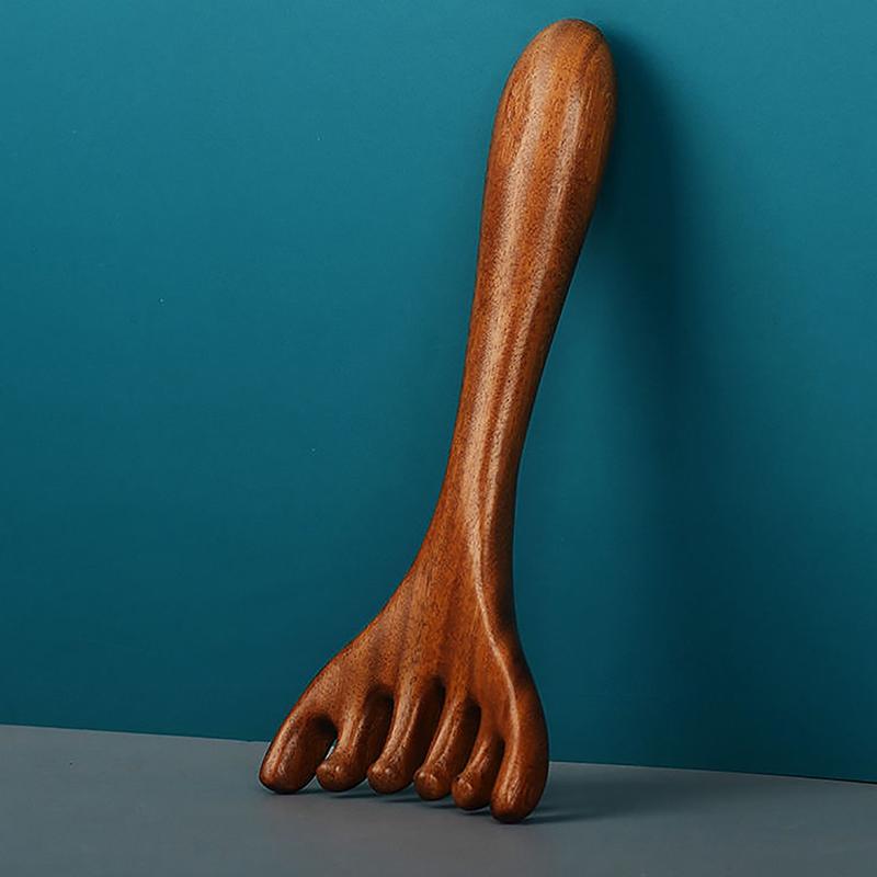 Массажная расческа с широкими зубьями из смолы и оленьего рога для разглаживания волос и улучшения кровообращения