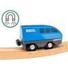BRIO Инерционный поезд 36019 для детей от 3 лет (Игрушечный поезд, деревянные рельсы, поезд динозавров)