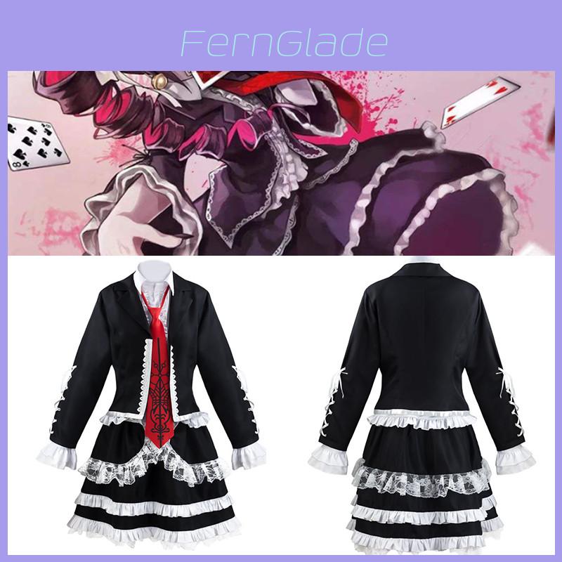 Новое Аниме Danganronpa Dangan Ronpa Костюм для косплея Селестии Люденберг, Костюм Аутентичный вид