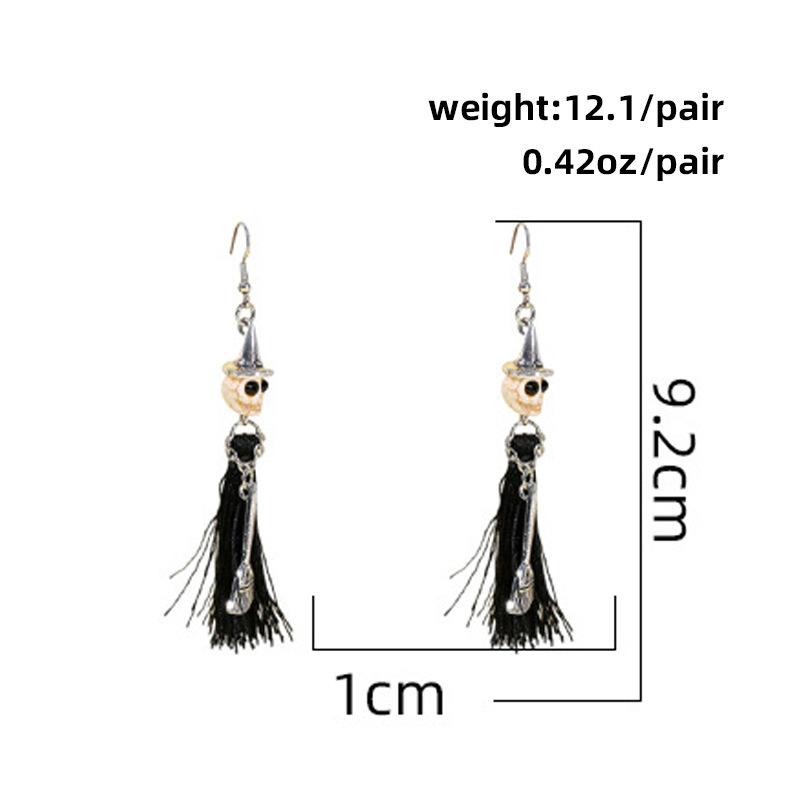 Halloween Earrings Skull Spider Pumpkin Ghost Black Cat Spooky Funny Women Jewelry